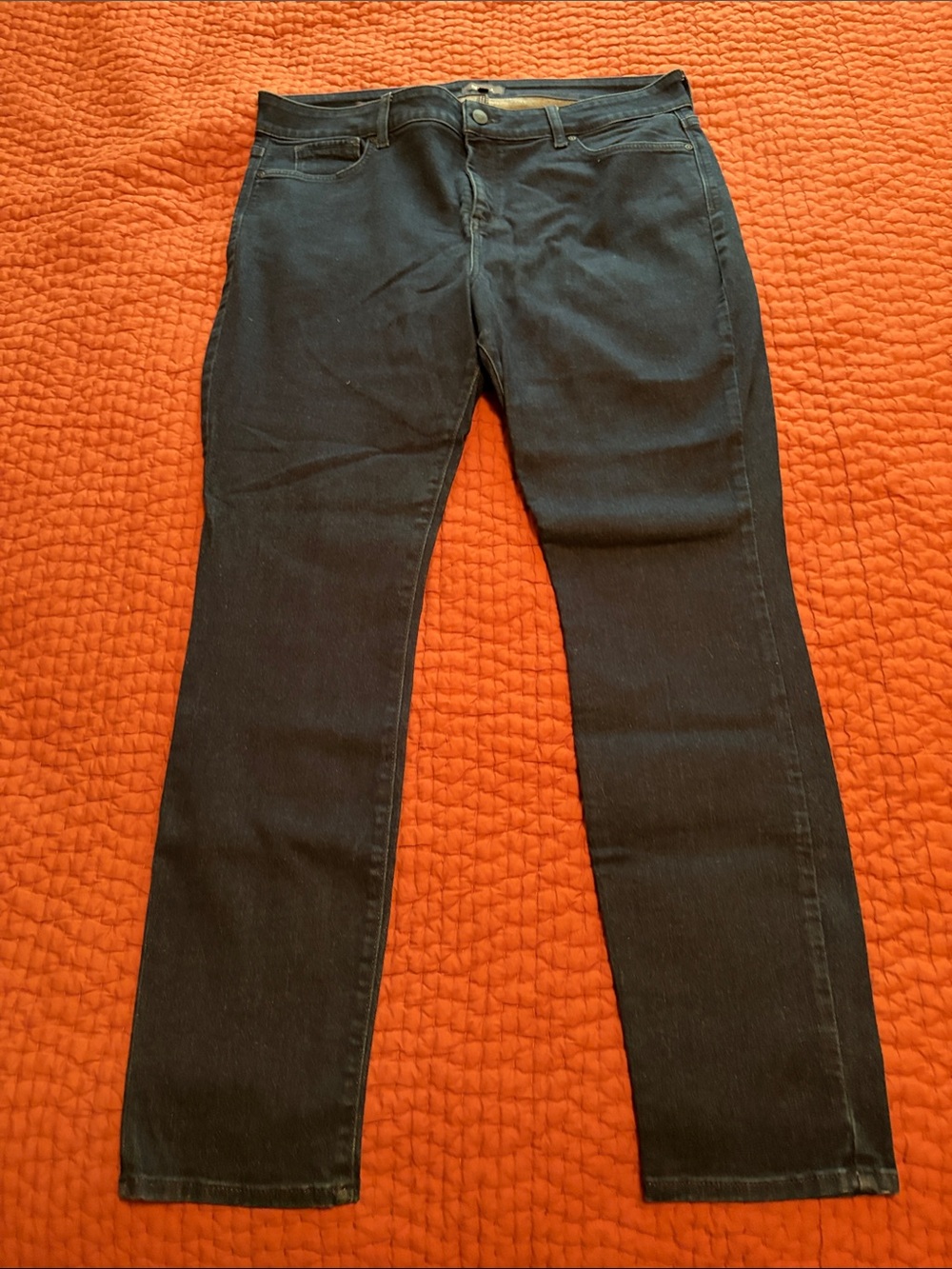 NYDJ Women's Size 18 Ami Dark Indigo Skinny Jeans
